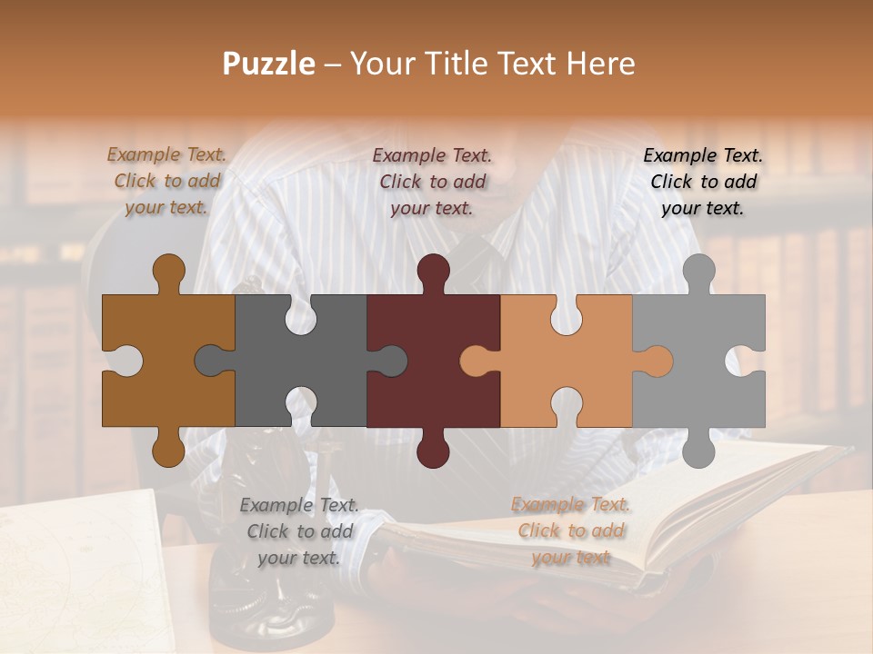 Female Tribunal Legal PowerPoint Template