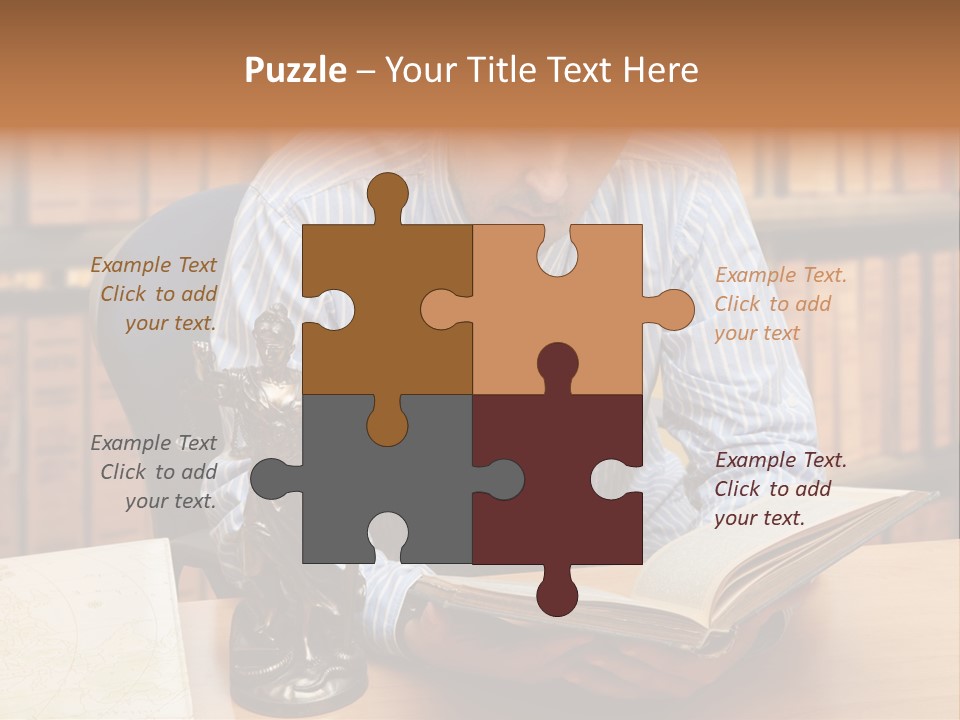 Female Tribunal Legal PowerPoint Template