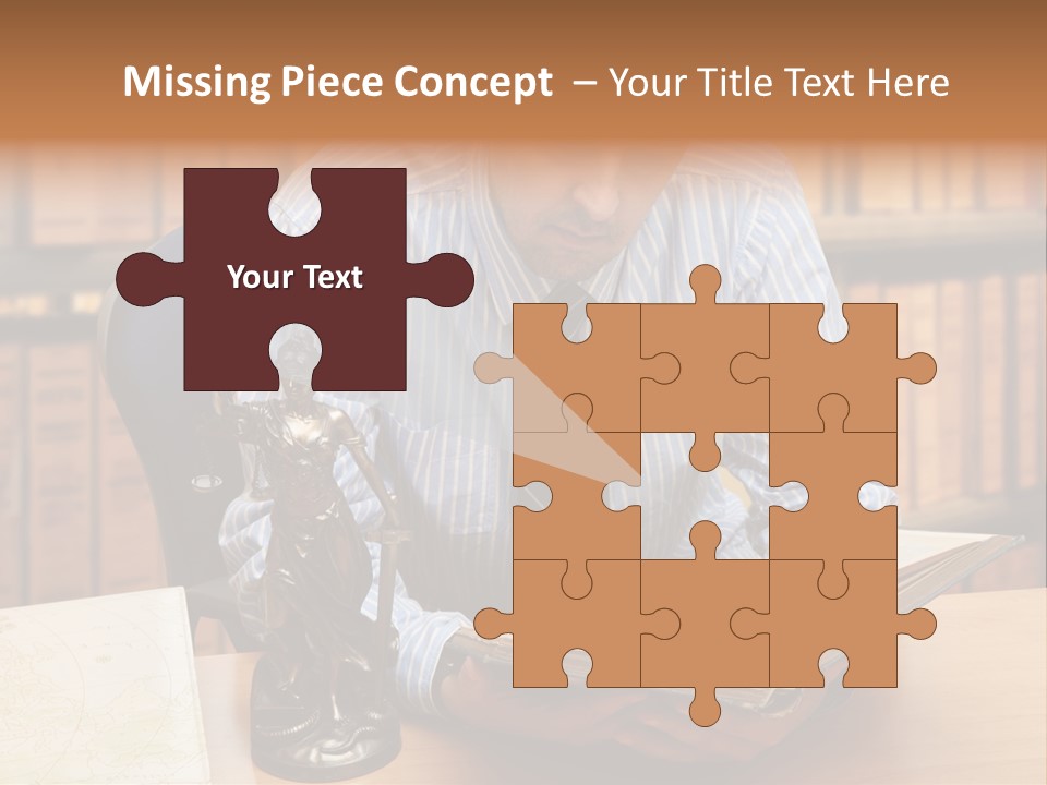 Female Tribunal Legal PowerPoint Template