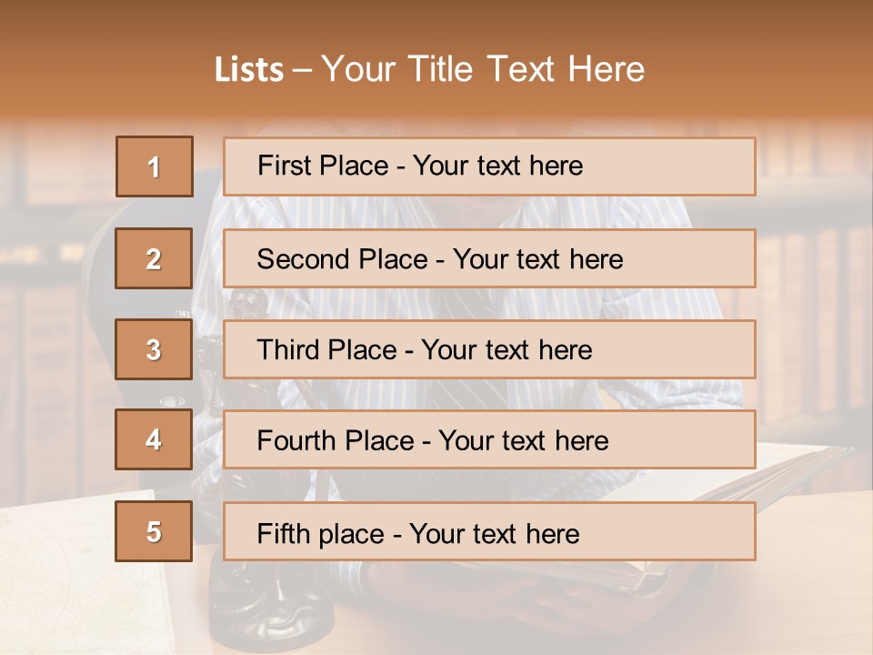 Female Tribunal Legal PowerPoint Template