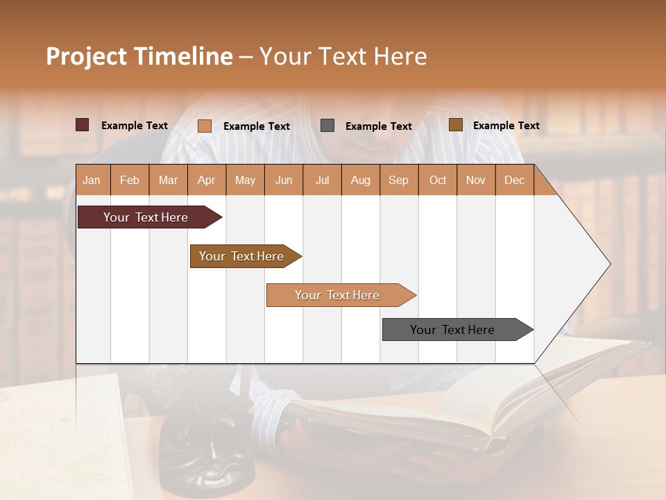 Female Tribunal Legal PowerPoint Template