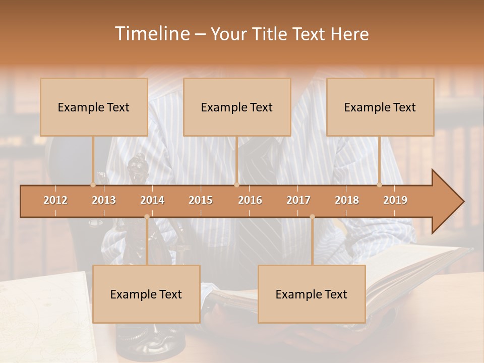 Female Tribunal Legal PowerPoint Template