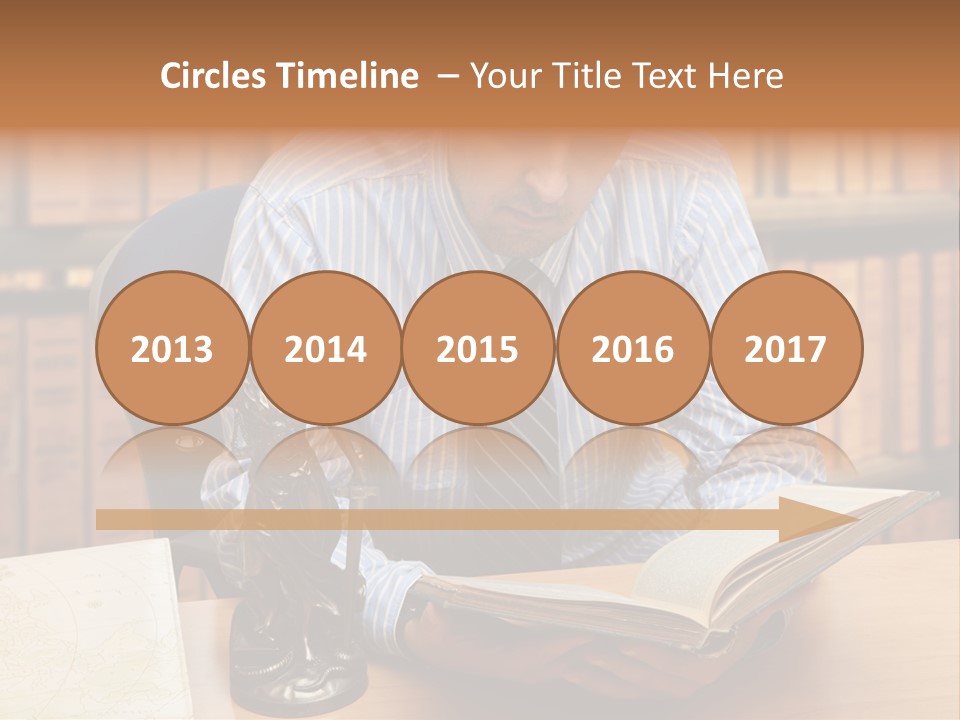 Female Tribunal Legal PowerPoint Template