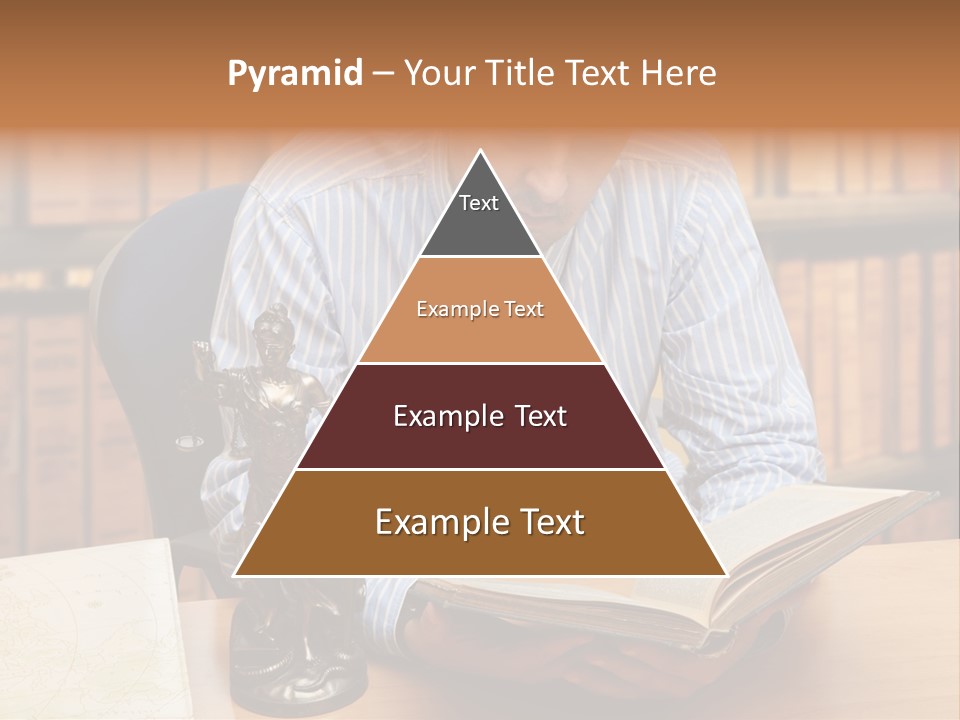 Female Tribunal Legal PowerPoint Template