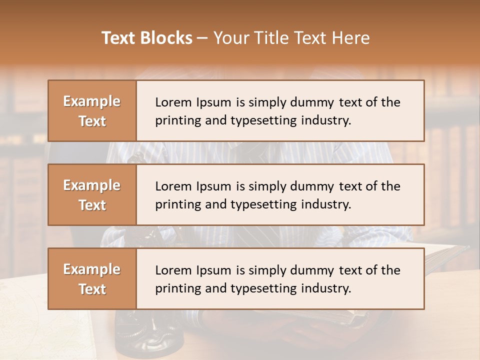 Female Tribunal Legal PowerPoint Template