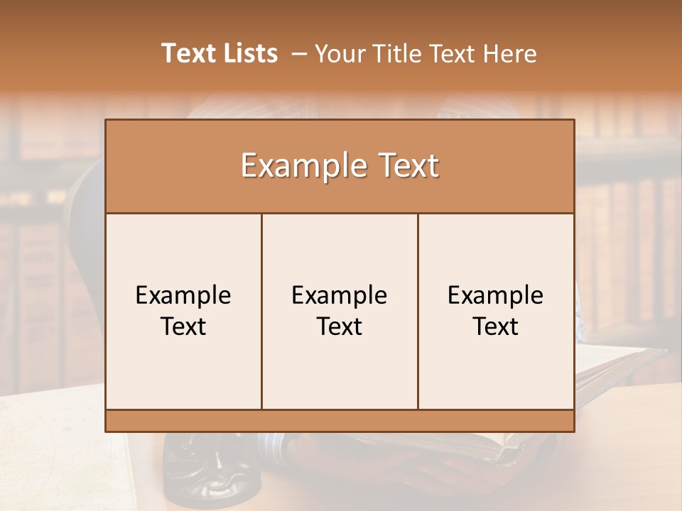Female Tribunal Legal PowerPoint Template
