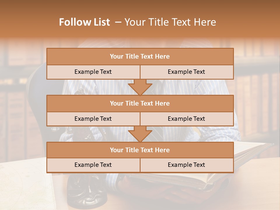 Female Tribunal Legal PowerPoint Template