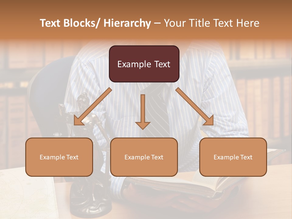 Female Tribunal Legal PowerPoint Template