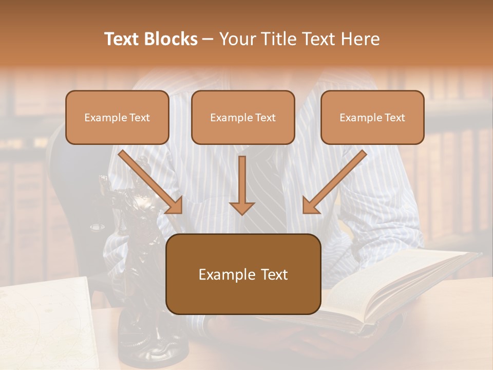 Female Tribunal Legal PowerPoint Template