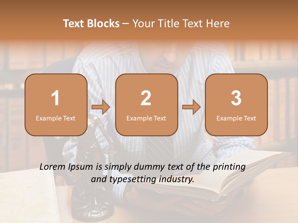 Female Tribunal Legal PowerPoint Template