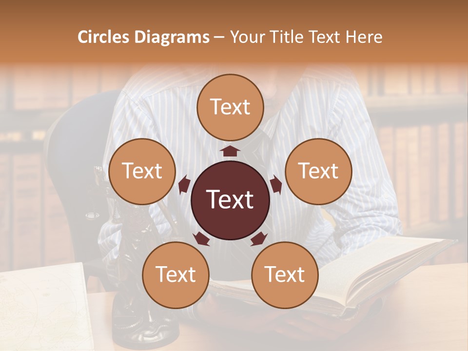 Female Tribunal Legal PowerPoint Template