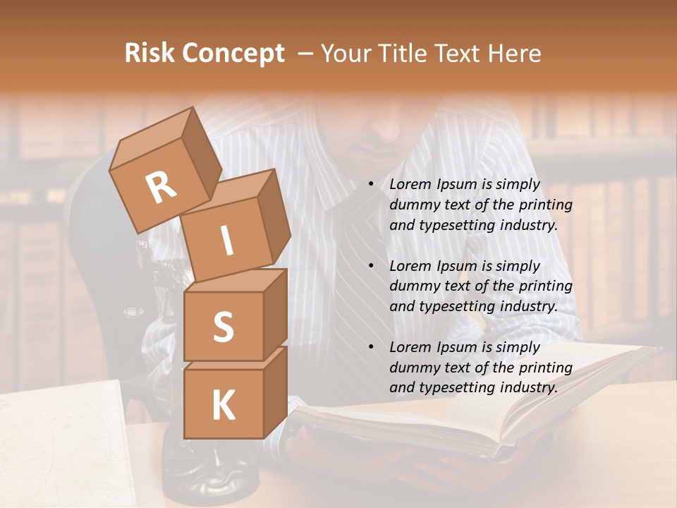 Female Tribunal Legal PowerPoint Template