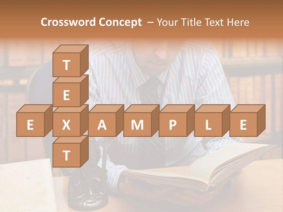 Female Tribunal Legal PowerPoint Template