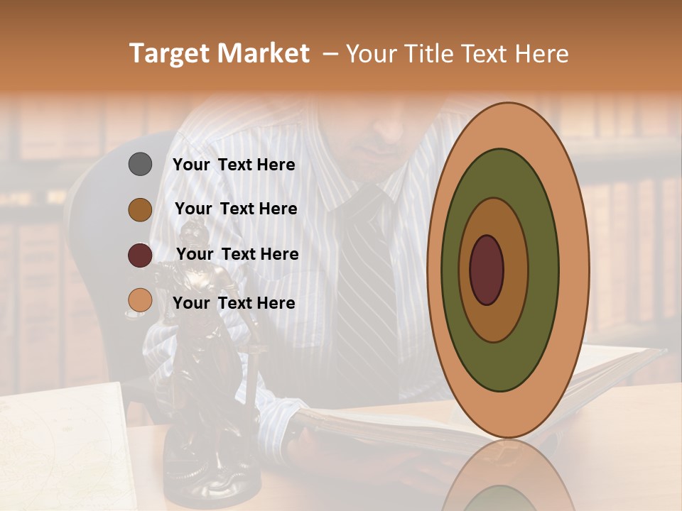 Female Tribunal Legal PowerPoint Template