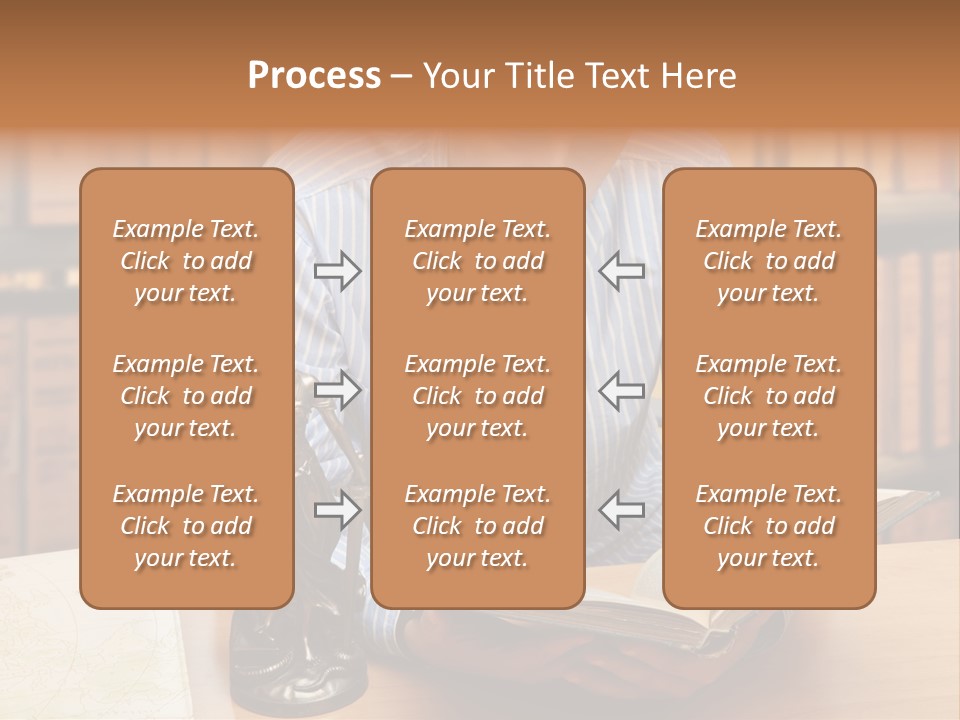 Female Tribunal Legal PowerPoint Template