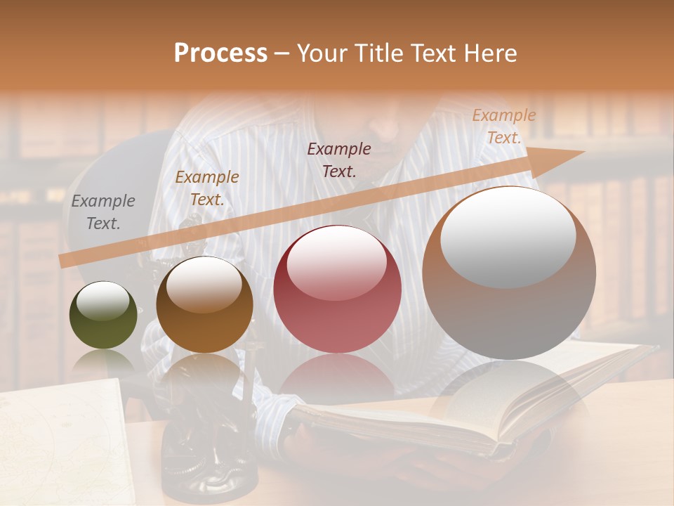 Female Tribunal Legal PowerPoint Template