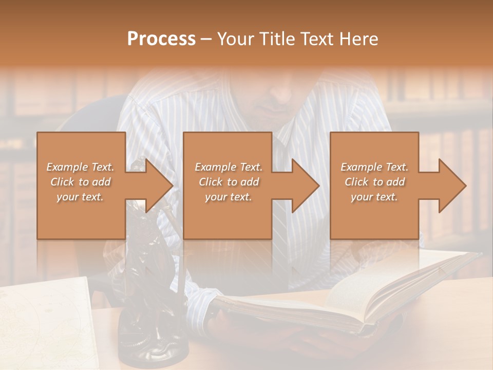 Female Tribunal Legal PowerPoint Template