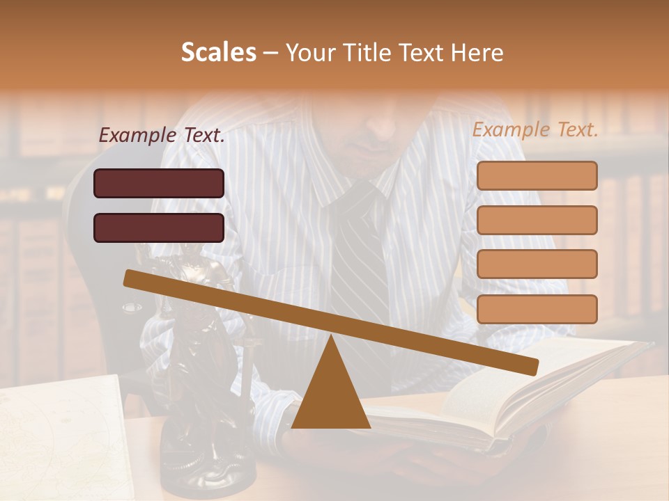 Female Tribunal Legal PowerPoint Template