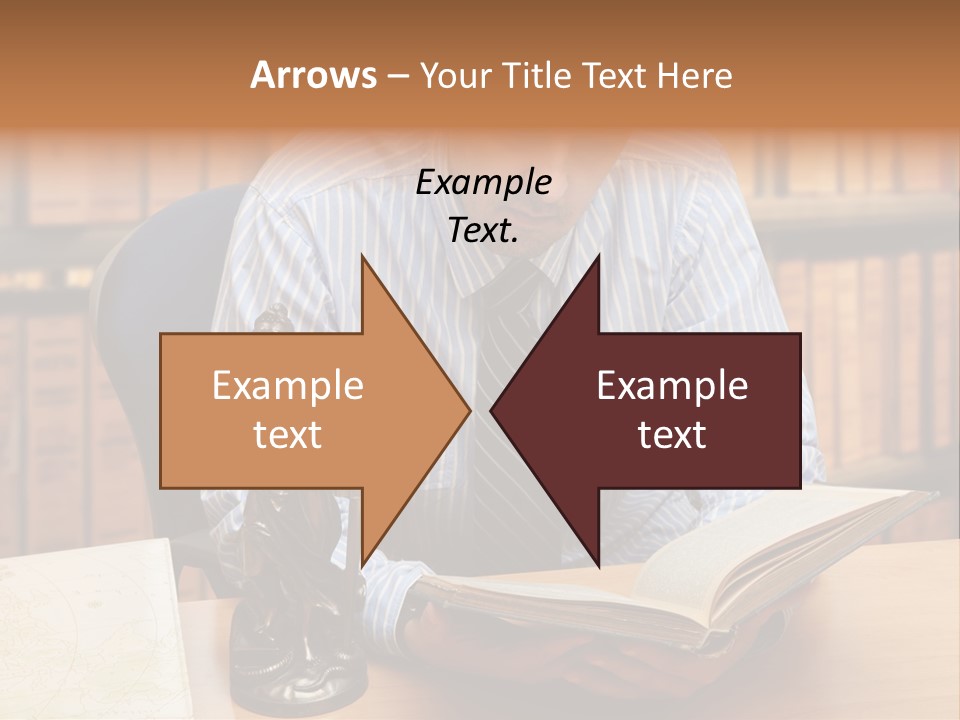 Female Tribunal Legal PowerPoint Template