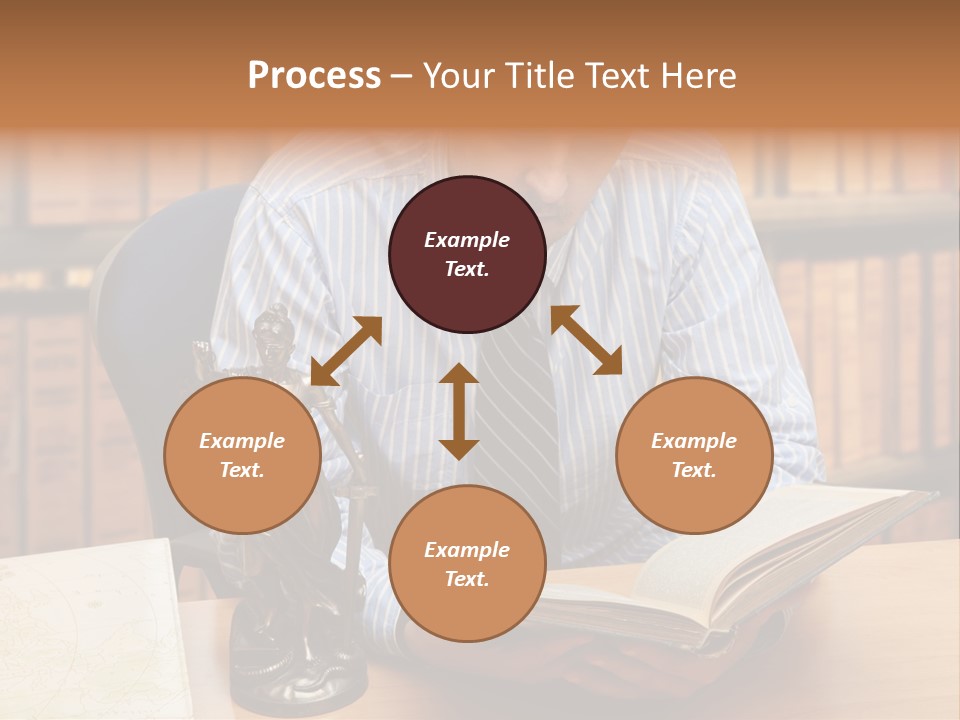 Female Tribunal Legal PowerPoint Template