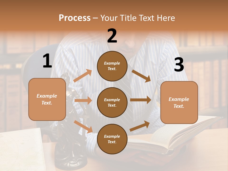 Female Tribunal Legal PowerPoint Template