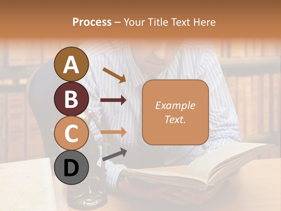 Female Tribunal Legal PowerPoint Template