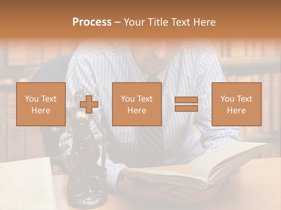 Female Tribunal Legal PowerPoint Template