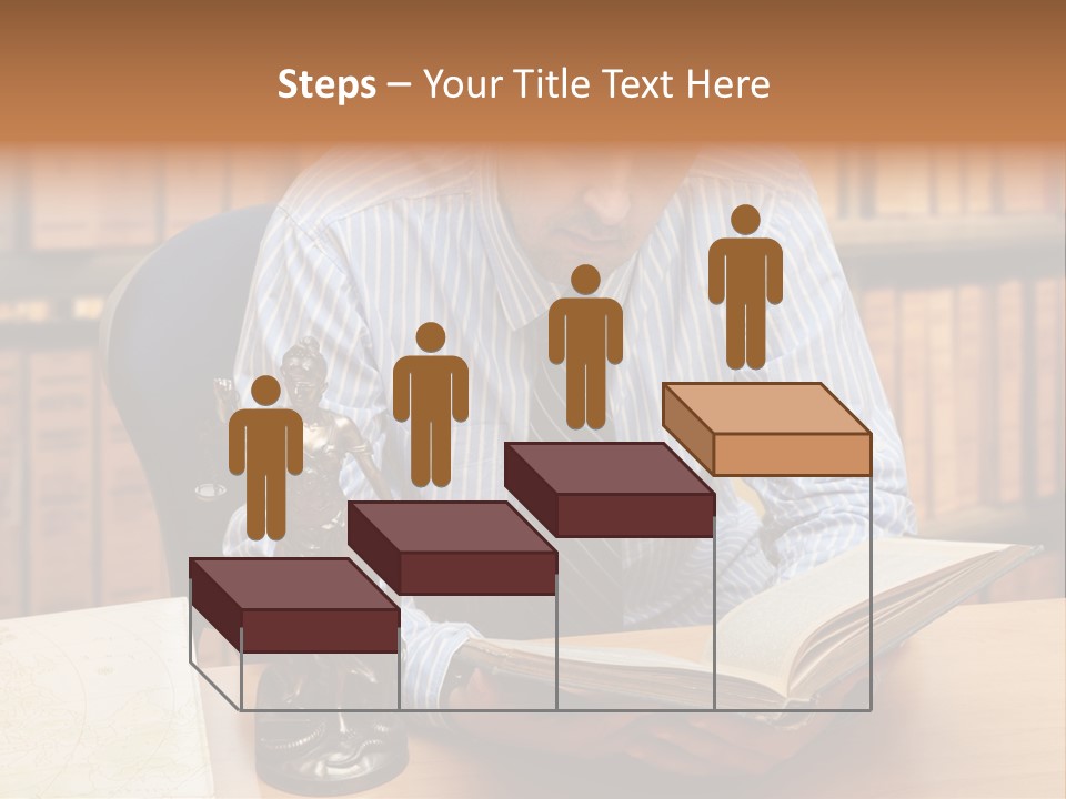 Female Tribunal Legal PowerPoint Template