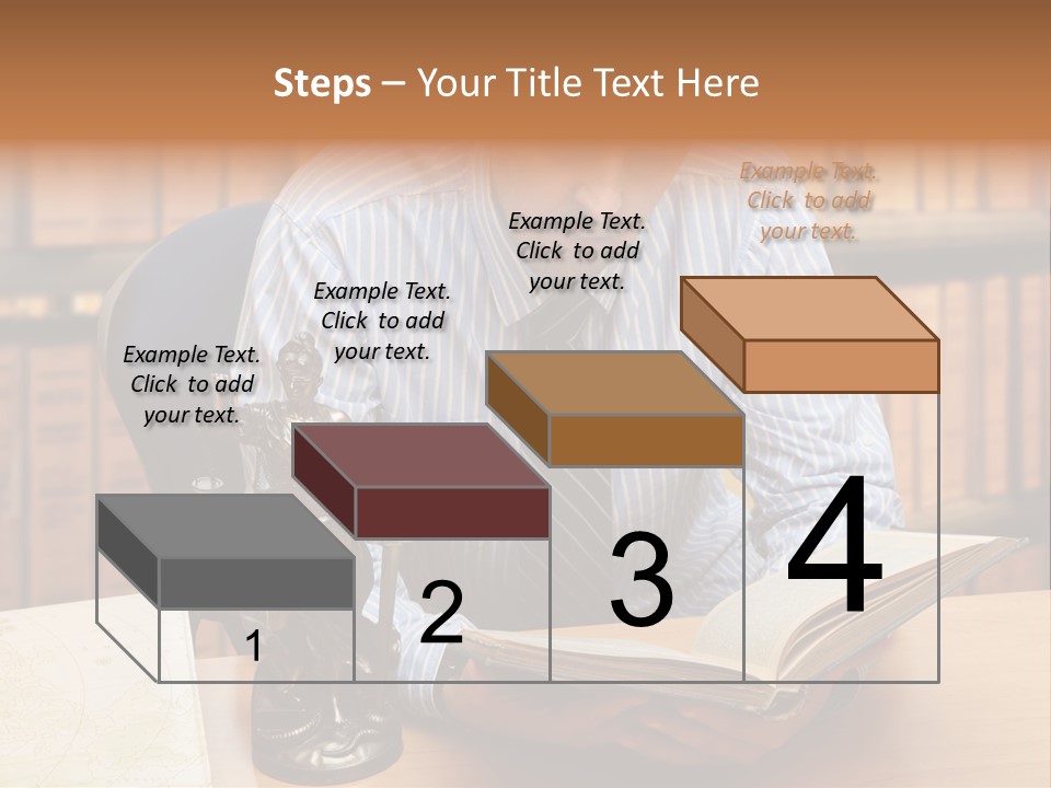 Female Tribunal Legal PowerPoint Template