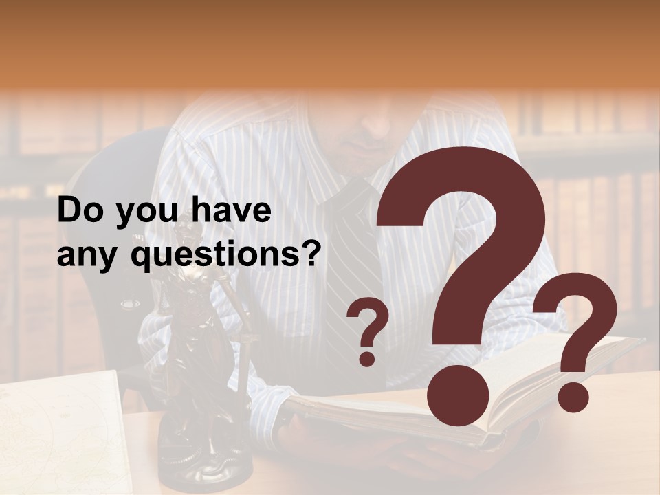 Female Tribunal Legal PowerPoint Template