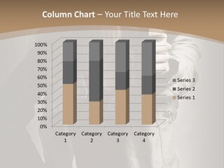 Female Casual Military PowerPoint Template