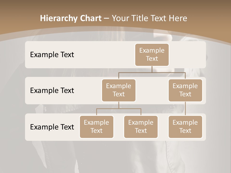 Female Casual Military PowerPoint Template