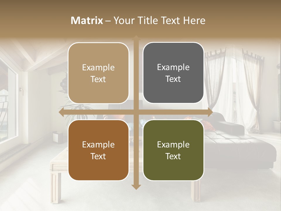 Interior View Design PowerPoint Template