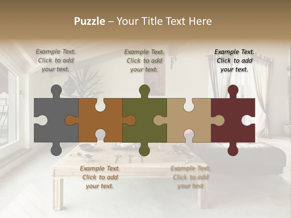 Interior View Design PowerPoint Template