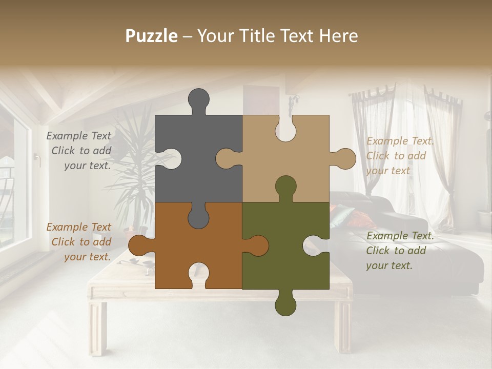 Interior View Design PowerPoint Template