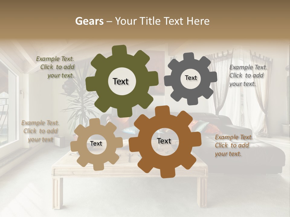 Interior View Design PowerPoint Template