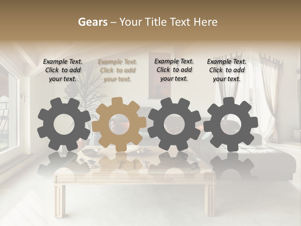 Interior View Design PowerPoint Template