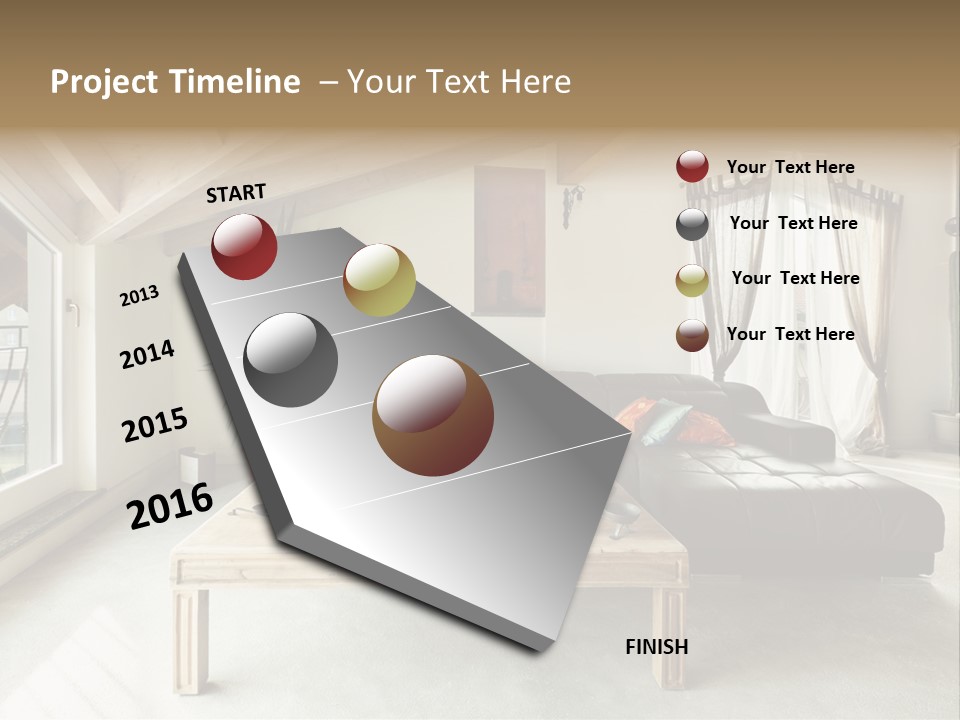 Interior View Design PowerPoint Template