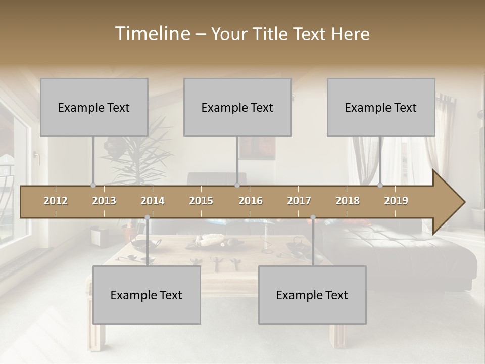 Interior View Design PowerPoint Template