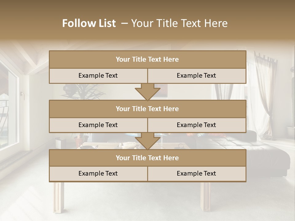 Interior View Design PowerPoint Template