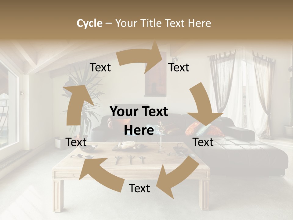 Interior View Design PowerPoint Template