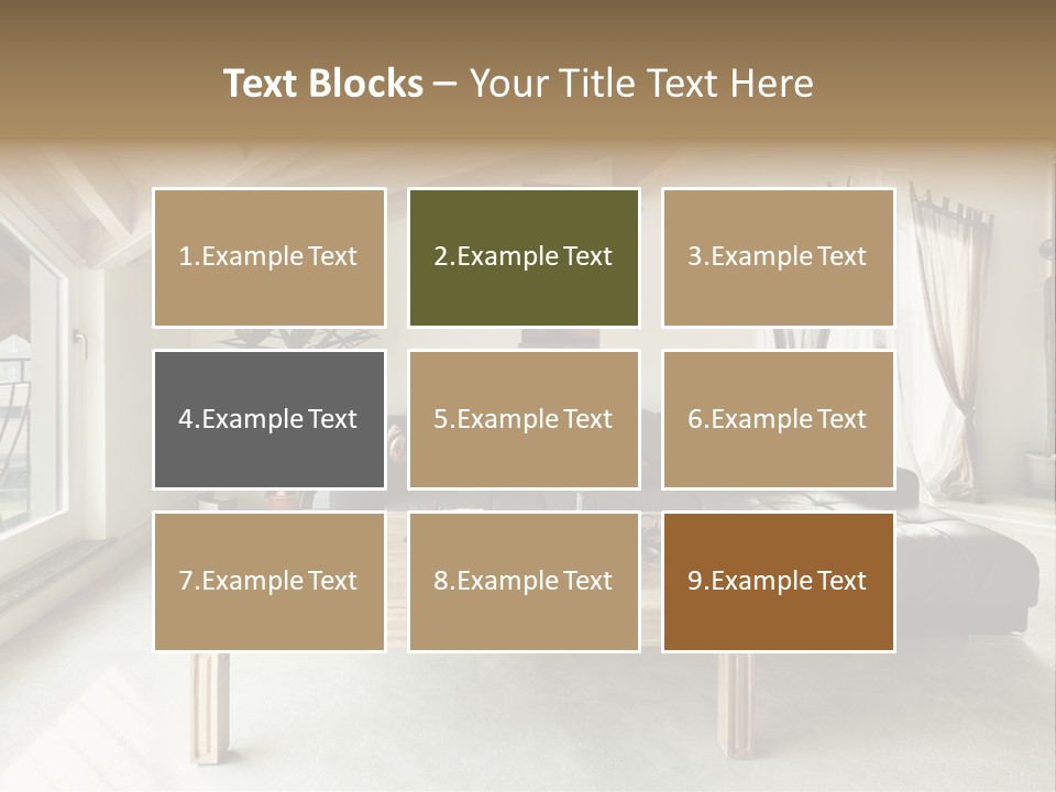 Interior View Design PowerPoint Template