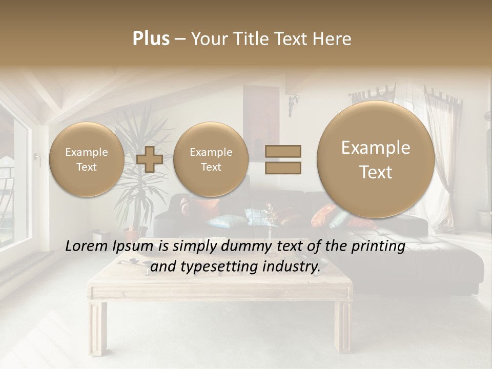 Interior View Design PowerPoint Template