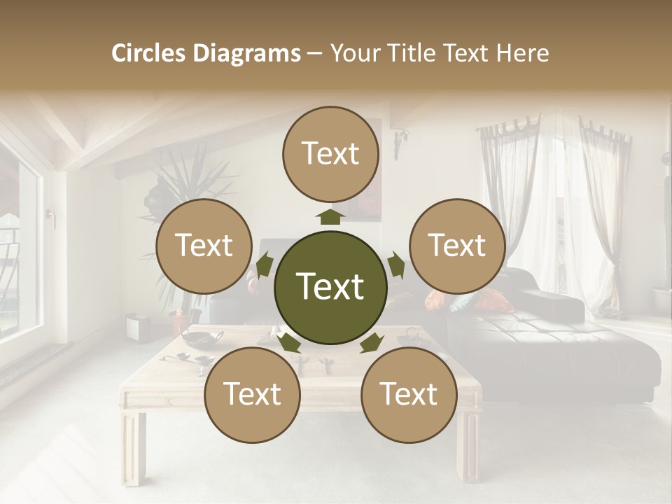 Interior View Design PowerPoint Template