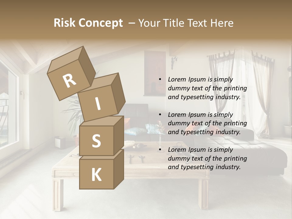 Interior View Design PowerPoint Template