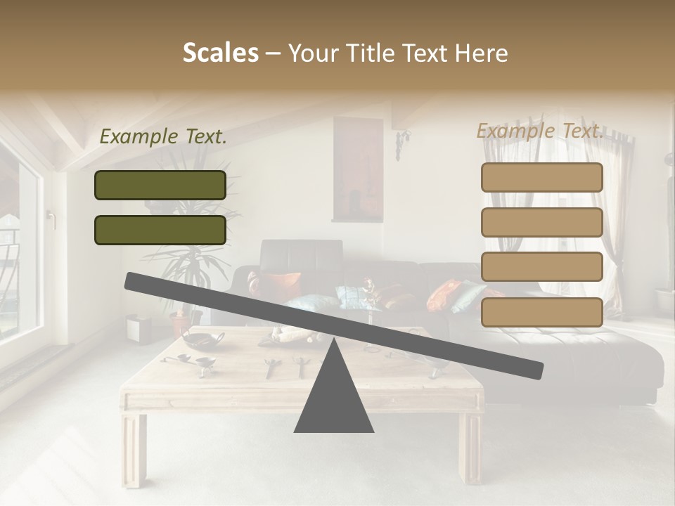 Interior View Design PowerPoint Template