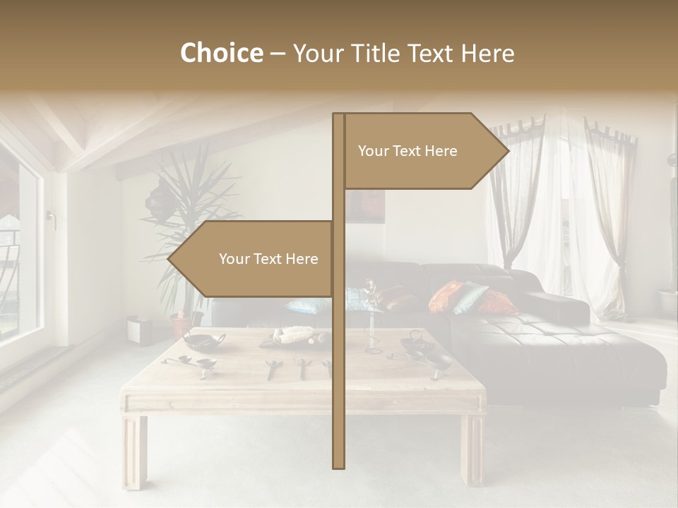 Interior View Design PowerPoint Template