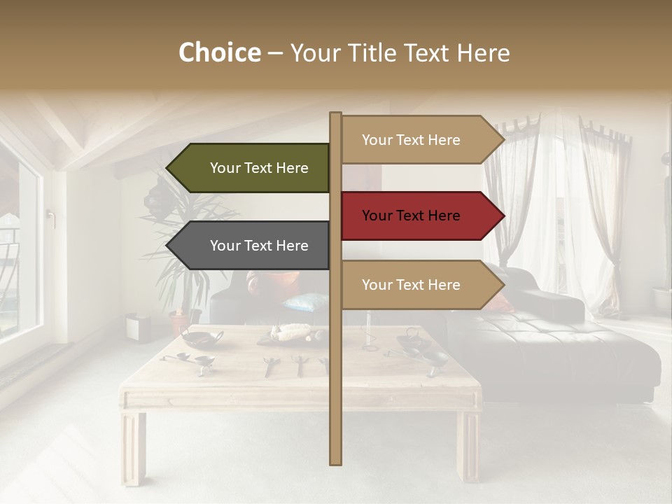 Interior View Design PowerPoint Template
