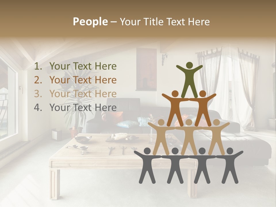 Interior View Design PowerPoint Template