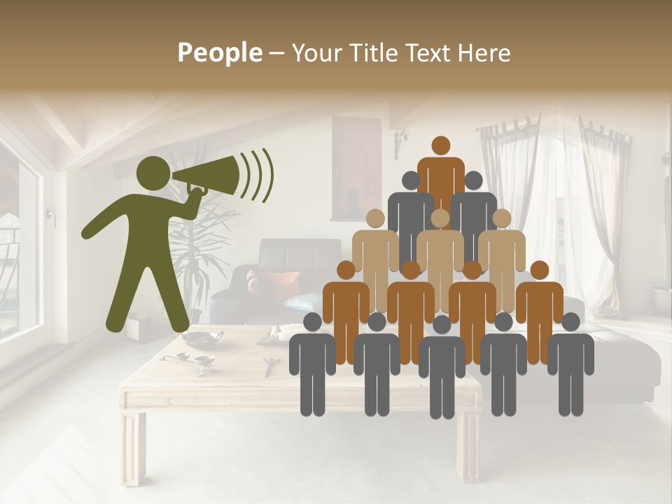 Interior View Design PowerPoint Template